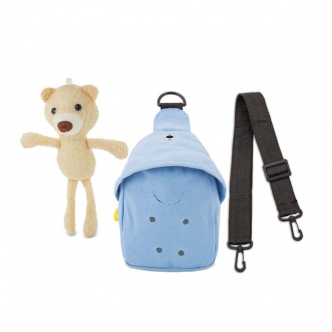 SAC BANDOULIERE OURSON PERSONNALISABLE 'PIPOUCE'