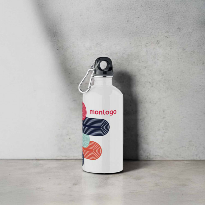 GOURDE EN ACIER RECYCLE 500ML PERSONNALISABLE 'AVEREST' 