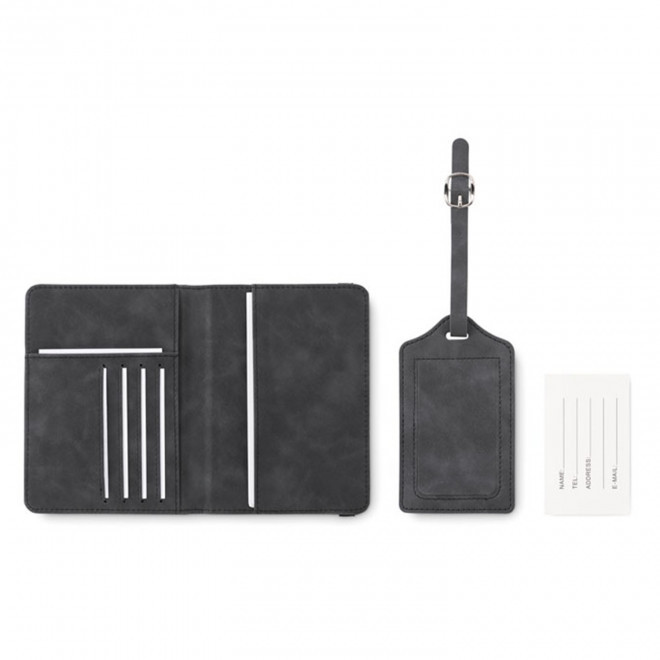 ETIQUETTE ET PROTEGE PASSEPORT PERSONNALISABLE 'TAGEJET'