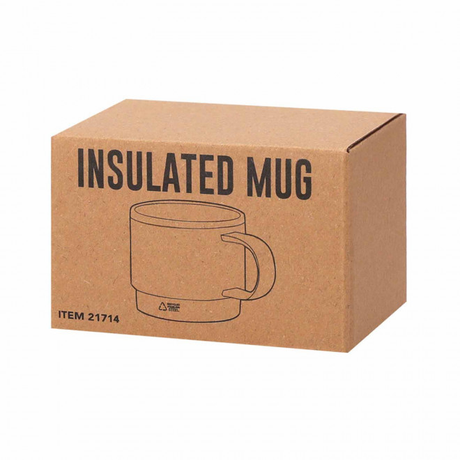 MUG PERSONNALISE EN ACIER RECYCLE 140ML 'BLUYVO'