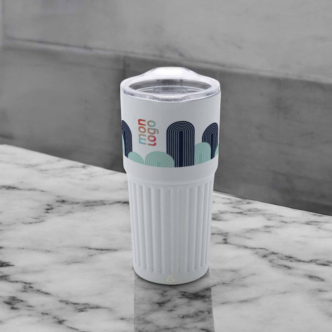 MUG ISOTHERME PERSONNALISE EN ACIER 600ML 'LUCIO'