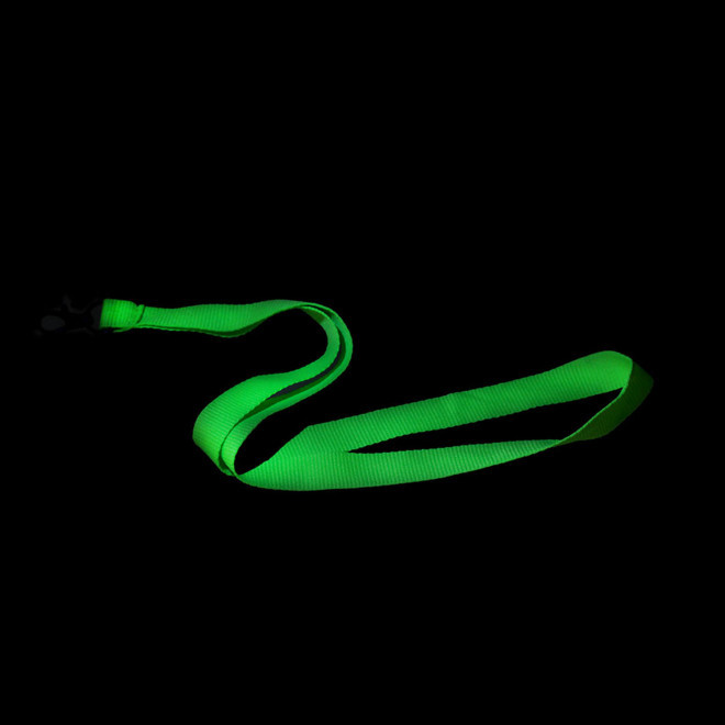 TOUR DE COU PHOSPHORESCENT PERSONNALISE 'LUNGO PHOSPHO'