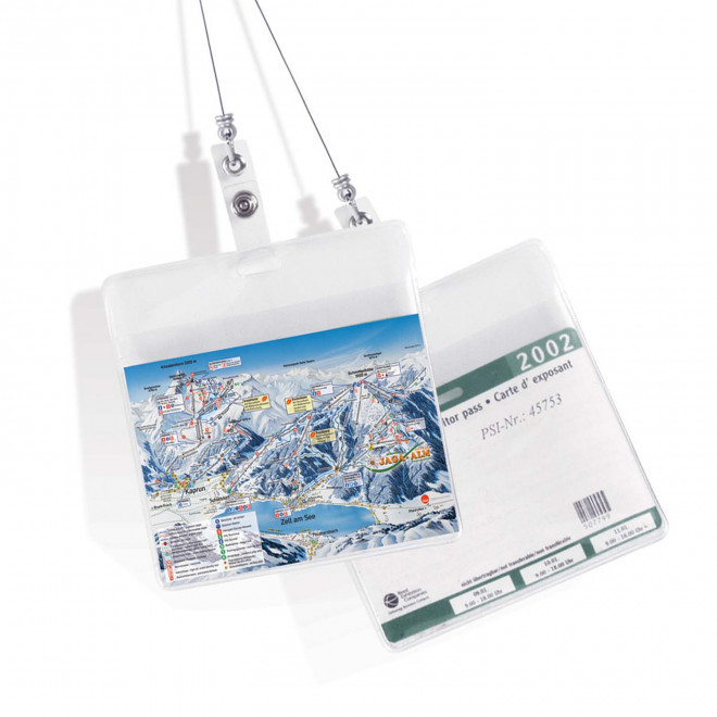 PORTE BADGE DEROULEUR PERSONNALISE 'SHAKI COULEUR'