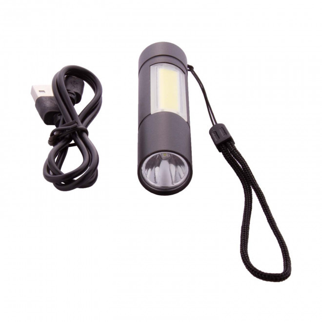 LAMPE DE POCHE RECHARGEABLE PERSONNALISABLE 'MINI COBA'