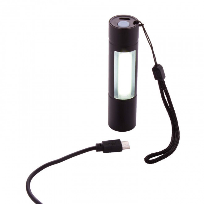 LAMPE DE POCHE RECHARGEABLE PERSONNALISABLE 'MINI COBA'