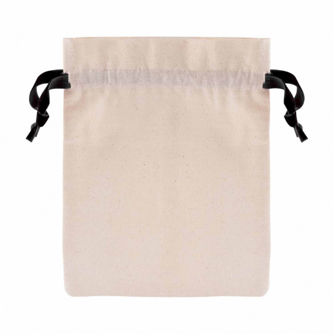 POCHON EN COTON AVEC RUBAN VELOURS PERSONNALISABLE 'TEVOC'