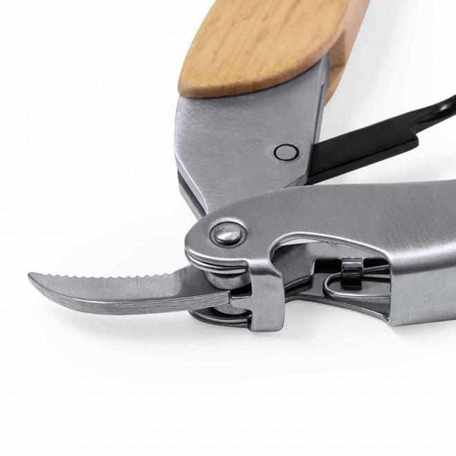 SOMMELIER AVEC MANCHE EN BOIS PERSONNALISE 'NIRQUOIS'