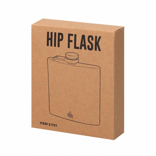 FLASQUE ACIER RECYCLE PERSONNALISABLE 'GUDA'