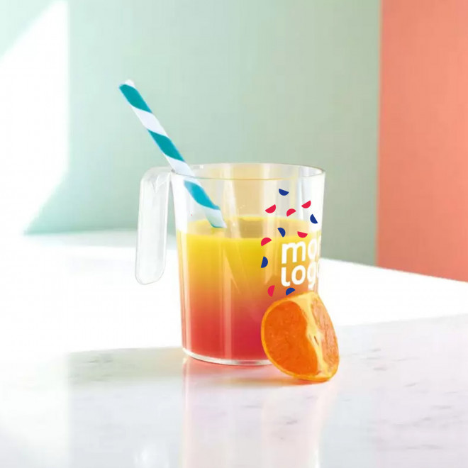 GOBELET AVEC POIGNEE 35CL PERSONNALISE 'COPY TRITAN'