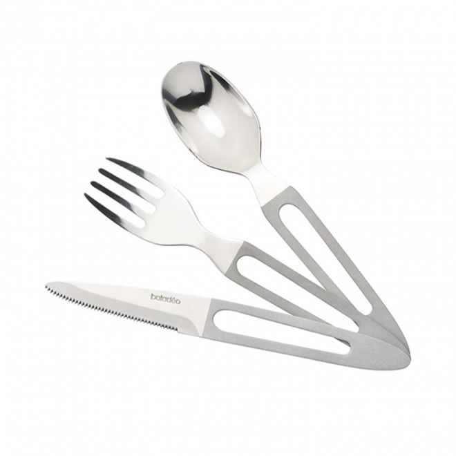 SET PERSONNALISABLE DE COUVERTS METAL 'TIMO ABS'