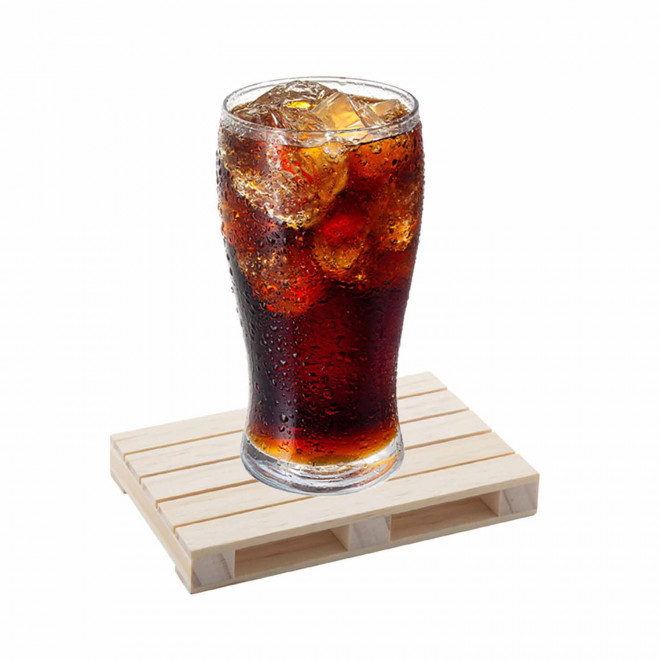 SOUS BOCK PERSONNALISABLE PALETTE EN BOIS 'PUCK'