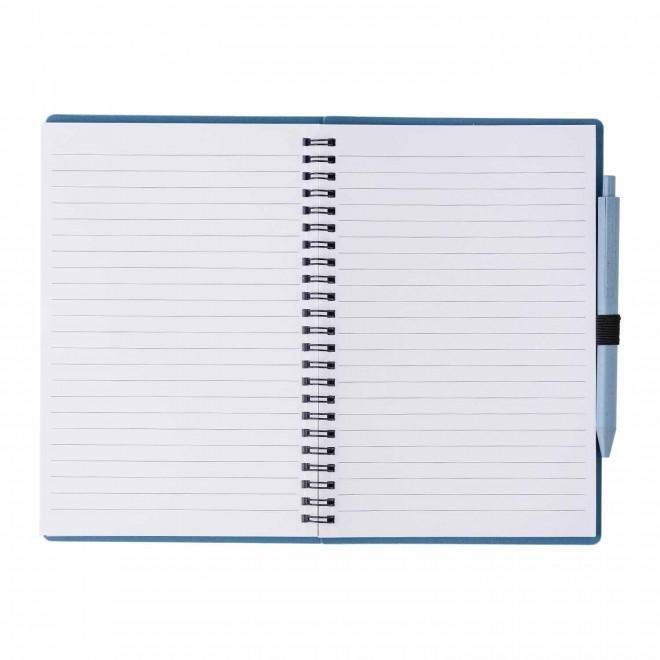 CARNET PERSONNALISABLE A5 EN PP ET PAILLE DE BLE 'PIPA'