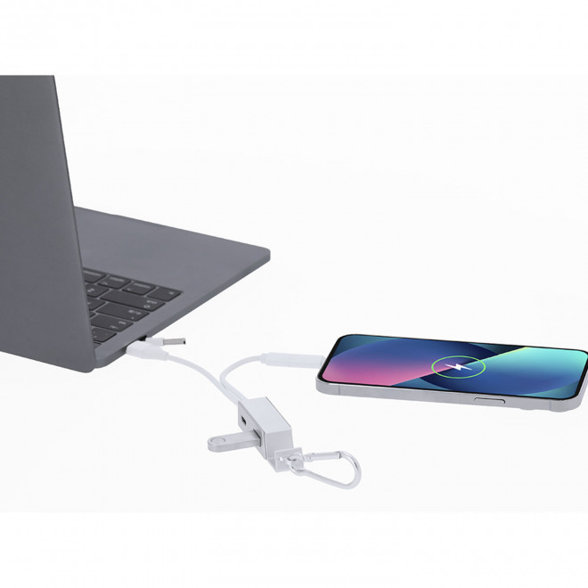 HUB DOUBLE USB ET SUPPORT TEL PERSONNALISABLE 'JOCKOU'