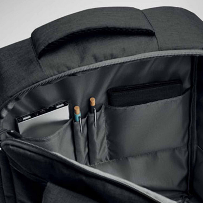 SAC A DOS ORDINATEUR 15" RPET PERSONNALISABLE 'LUBAS'