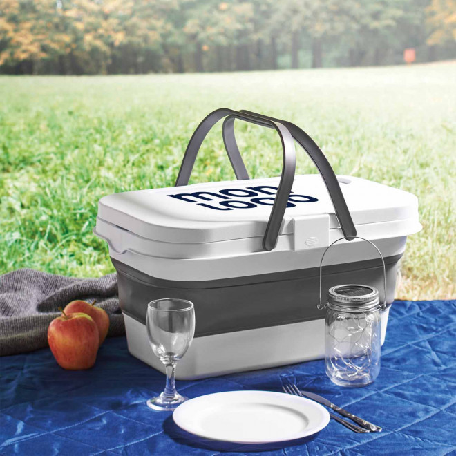 PANIER PIQUE NIQUE 2 EN 1 PERSONNALISABLE 'PICLA'