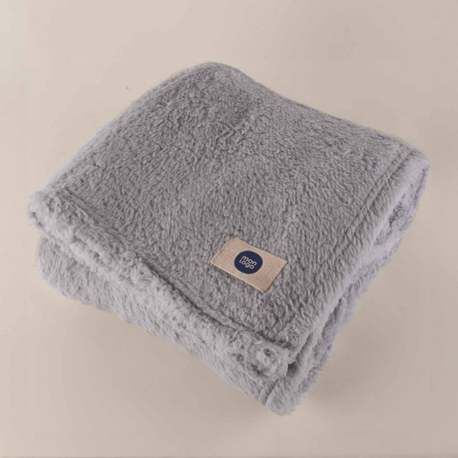 PLAID FLUFFY PERSONNALISABLE 'VERBIER' 240GR/M²