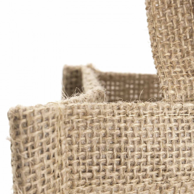 SAC BOUTEILLE EN JUTE PERSONNALISABLE 'NONYM DOUBLE'