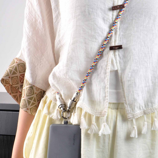 TOUR DE COU ET CABLE TELEPHONE PERSONNALISABLE 'EXCLOU'