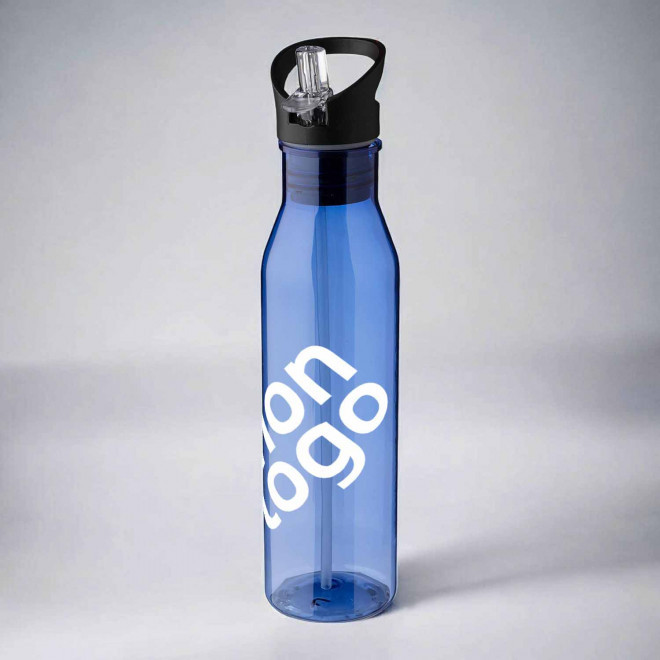 BOUTEILLE RPET PERSONNALISABLE 730ML AVEC PAILLE 'SIMCOE' 