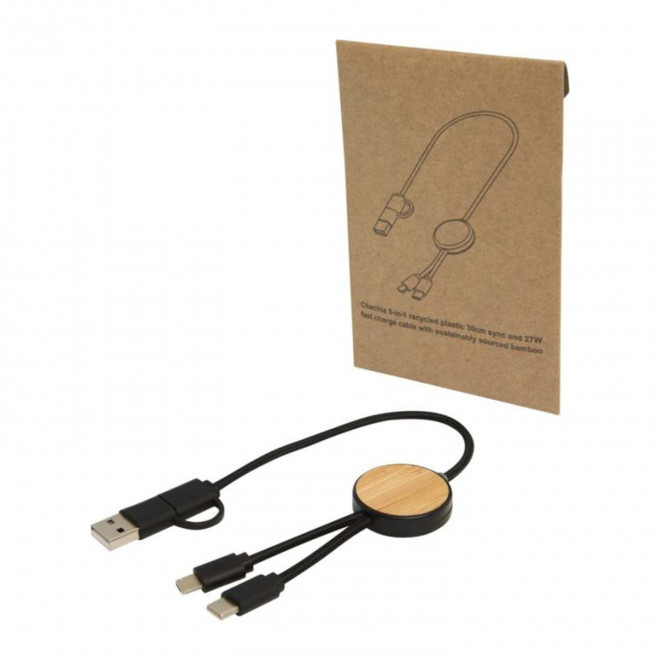CABLE DE CHARGE PERSONNALISABLE 'ONTARIA COURT BOIS'