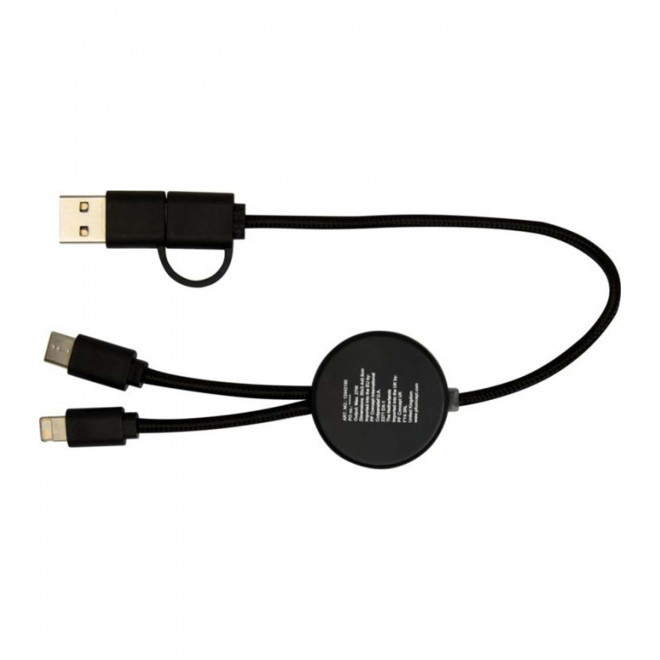 CABLE DE CHARGE PERSONNALISABLE 'ONTARIA COURT BOIS'