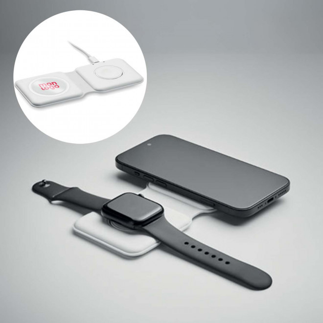 CHARGEUR INDUCTION PLIABLE PERSONNALISABLE 'PIEGO 2'