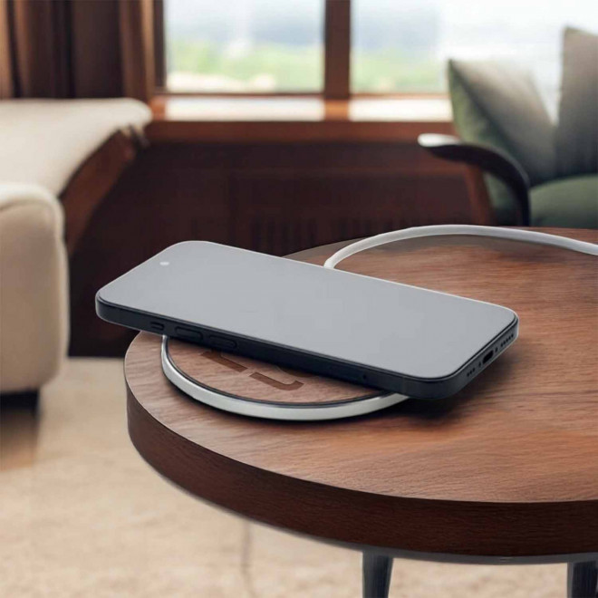 CHARGEUR SANS FIL BOIS PERSONNALISABLE 'LOODI'