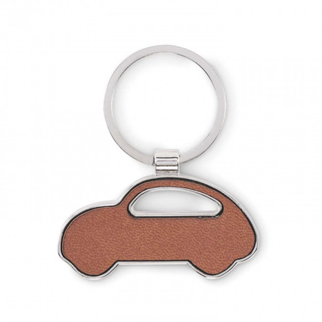 PORTE CLE EN PU RECYCLE PERSONNALISE 'ANGELOS VOITURE'