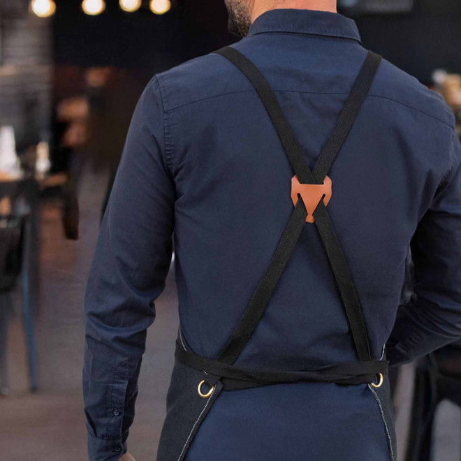 TABLIER BARISTA PERSONNALISE EN COTON 'BARICOOL'