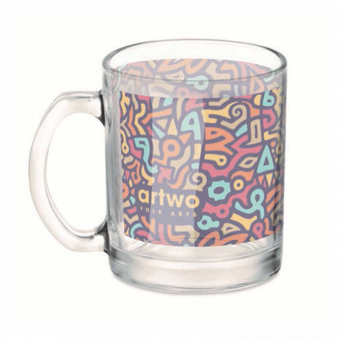 MUG EN VERRE PUBLICITAIRE 'SENSA FULL'