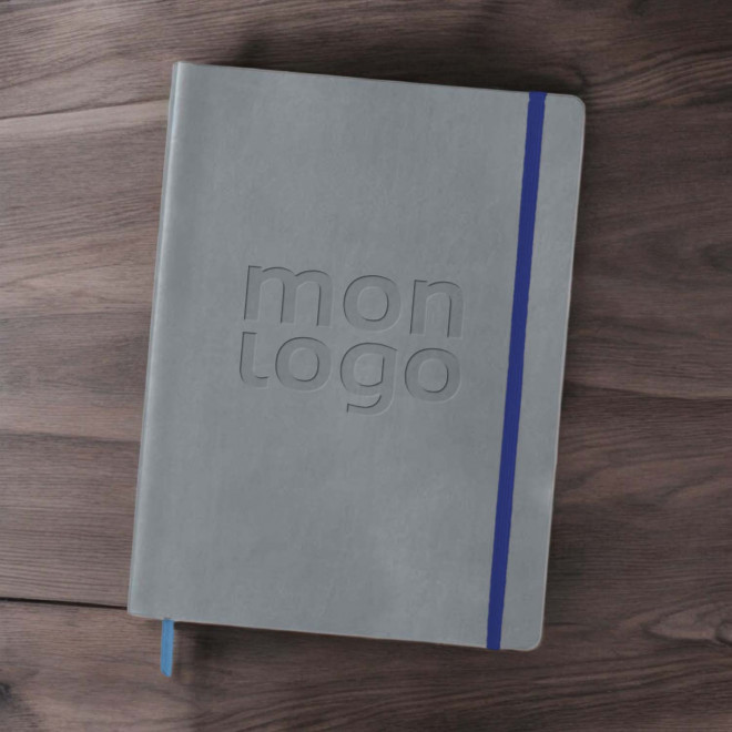 CARNET SUR MESURE PERSONNALISE EN PU A4 'MYNOTE'