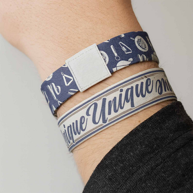 BRACELET ELASTIQUE PERSONNALISABLE SUR MESURE 'HYROKS'