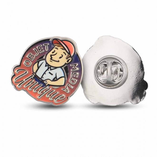 PINS PERSONNALISE EN FER UV 'PINOU'