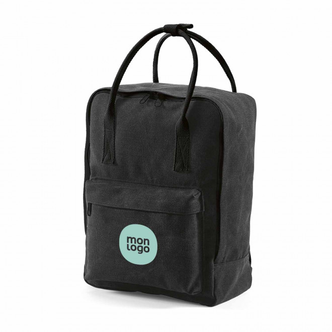 SAC A DOS TOILE RECYCLEE PERSONNALISABLE 'MASTAL'