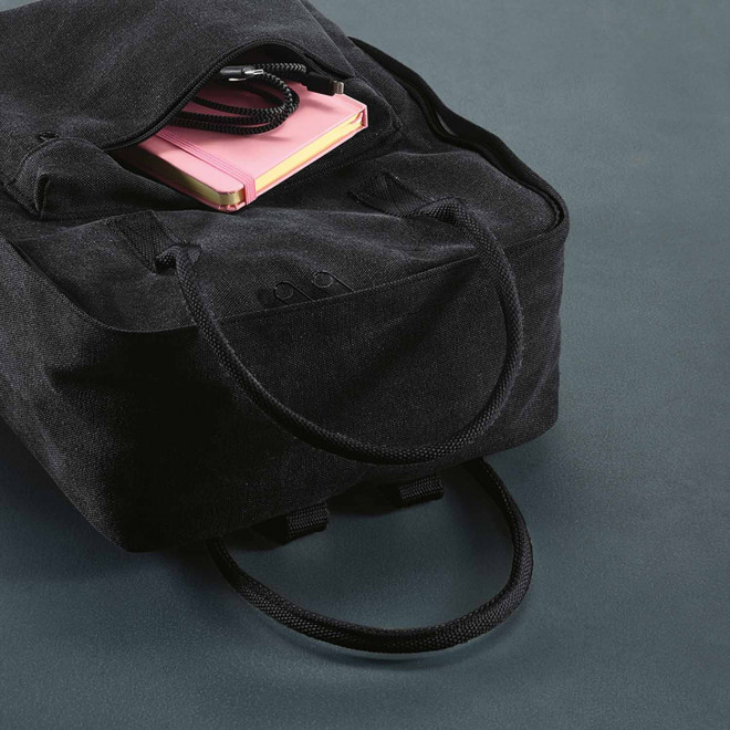 SAC A DOS TOILE RECYCLEE PERSONNALISABLE 'MASTAL'