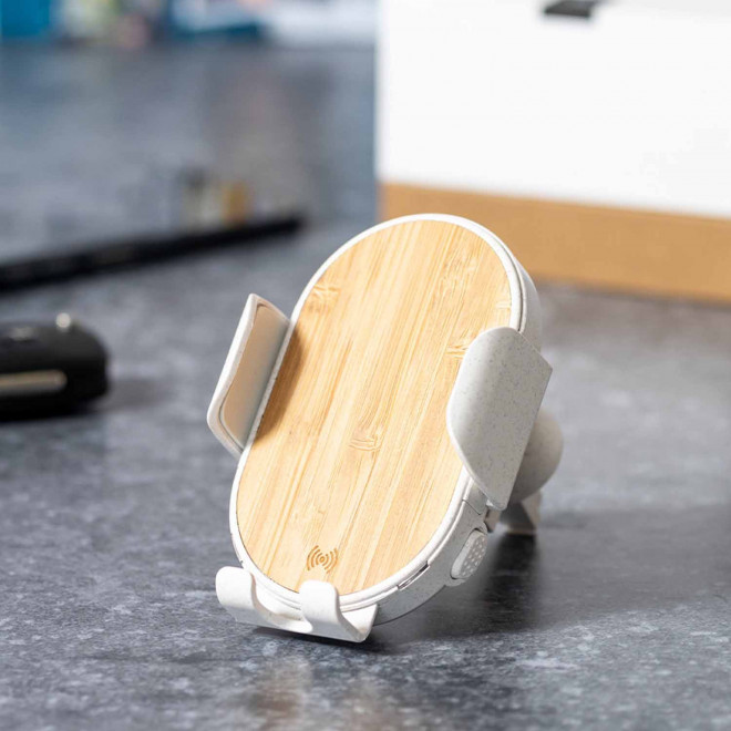 SUPPORT VOITURE INDUCTION 15W PERSONNALISABLE 'TRASLOCO'