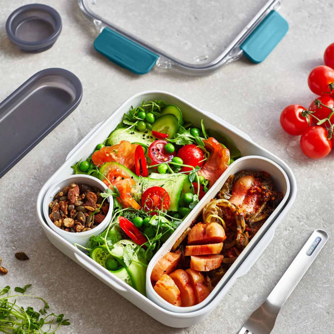 LUNCH BOX AVEC COUVERT PERSONNALISABLE 'BLUM'