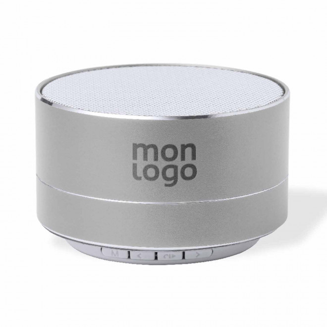 ENCEINTE BLUETOOTH® 3W RECYCLE PERSONNALISABLE 'JOOD ALU'