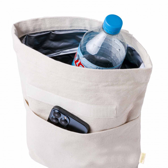 LUNCHBAG PERSONNALISABLE ISOTHERME EN COTON 'KRYS'