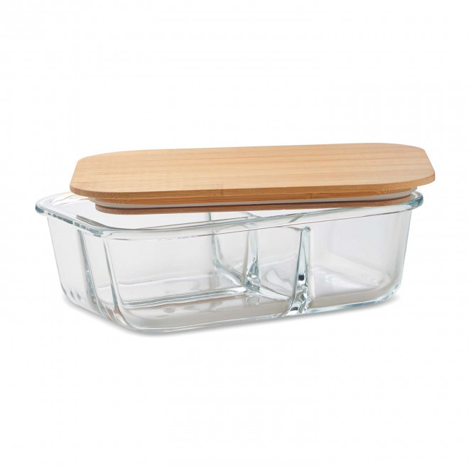 LUNCHBOX VERRE BAMBOU PERSONNALISABLE 'BUCATI GLASS SMART'