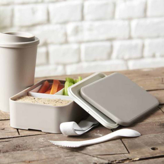 LUNCH BOX BIO PLASTIQUE PERSONNALISABLE 'STROBO'