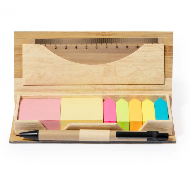 SET DE BUREAU EN BAMBOU PERSONNALISABLE 'MORGAN'