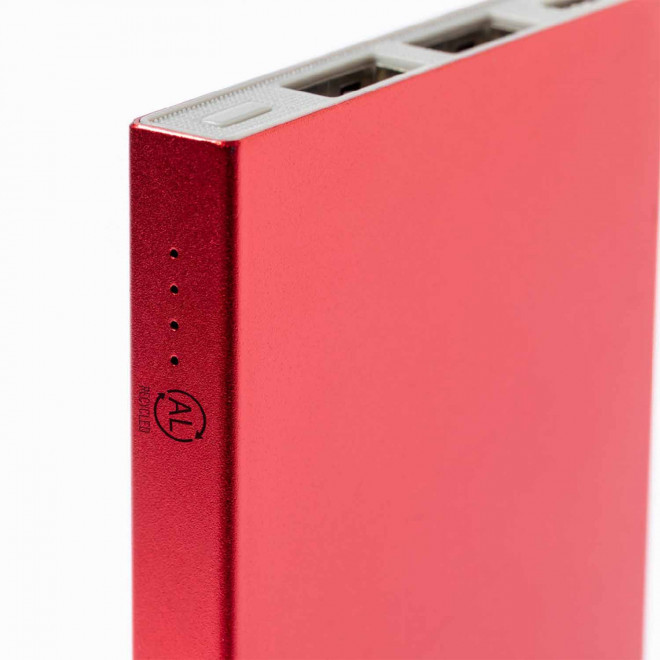 POWERBANK PERSONNALISABLE 4000MAH ALU RECYCLE 'POWERDOCK'