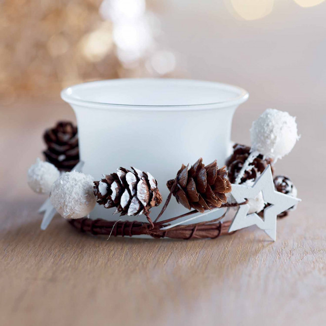 BOUGIE DECORATIVE PERSONNALISABLE 'KARRA'