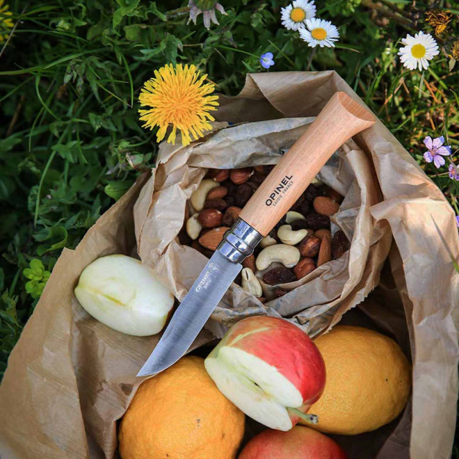 COUTEAU DE POCHE EN INOX ET BOIS PERSONNALISABLE 'NO 08'