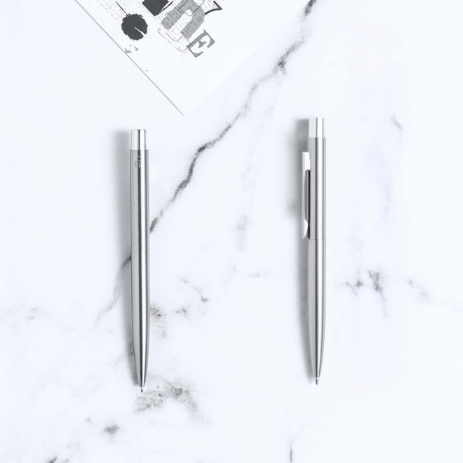 STYLO ACIER RECYCLE PERSONNALISABLE 'GRACIE'
