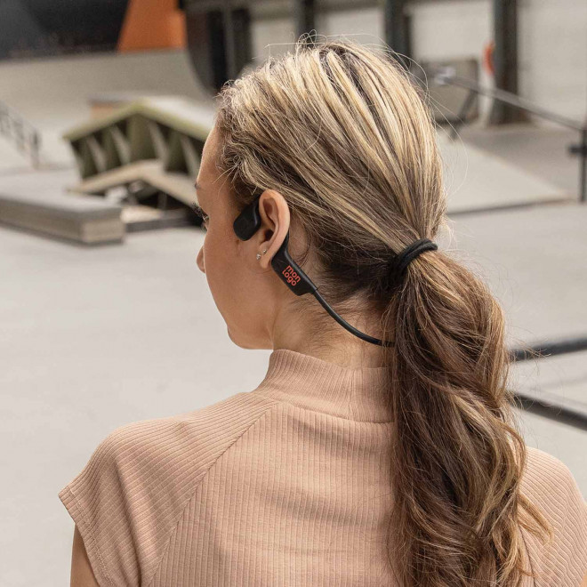 CASQUE A CONDUCTION OSSEUSE OPEN EAR PERSONNALISE 'RUNTEAM'