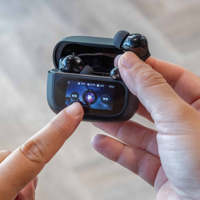 ECOUTEUR PERSONNALISABLE AVEC ECRAN 'TUNAIR'