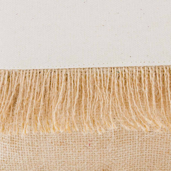 TROUSSE DE TOILETTE PERSONNALISE EN COTON ET JUTE 'LALO'