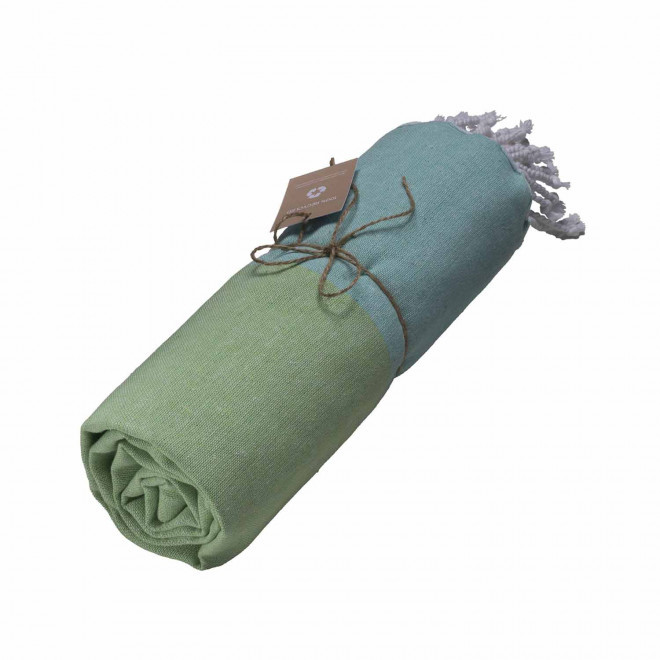 PAREO/FOUTA PERSONNALISABLE 'HORTENSE RAYURE 180 RPET'